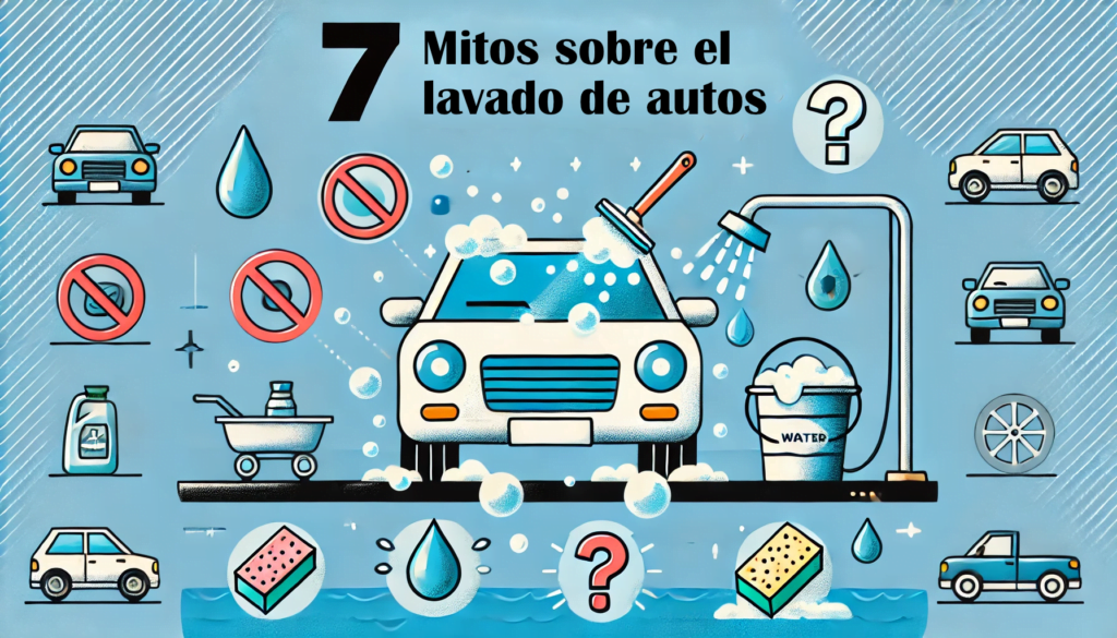 7 mitos sobre el lavado de autos